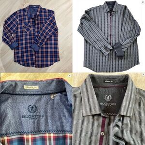 2 BUGATCHI XXL SHIRTS